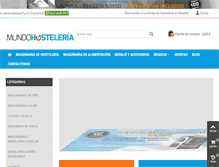 Tablet Screenshot of mundohosteleria.com